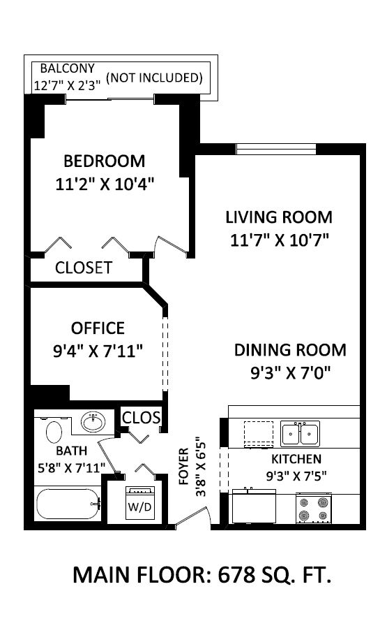 Cozy 1 Bedroom and Office Condo at University Dr. Surrey BC
