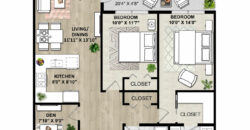 2BDRM + 2BATH Apartment in Sullivan (Kenzie Unit 201)